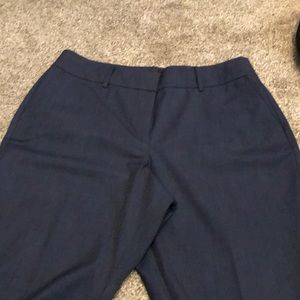 NWT Navy and black curvy Straight leg pants